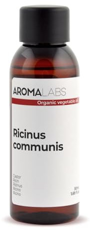 Aroma Labs - Ricino - Aceite Vegetal Orgánico - Virgen y Certificado Cosmos - 50 mL