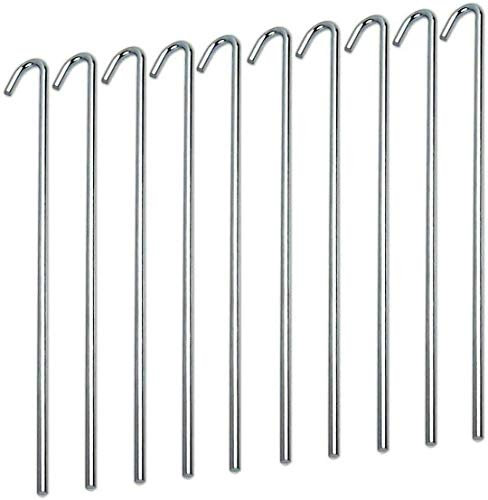 Nartel® 150mm x 3mm Steel Tent Peg Pack Of 20pcs or 40pcs (Pack of 40)