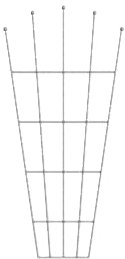 ELEO Rankgitter Brindisi groß verzinkt - fächerförmig 170x81 cm Rankhilfe für Rosen, Kletterpflanzen wetterfest feuerverzinkt - Spalier aus Metall massiv stabil - mit Wandhalterung für Hauswand