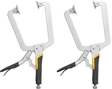 15 C-clamp Locking Pliers with Swivel Pads, 2-Piece XD-C15-003 (2-pack)