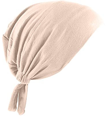 Muslimische Turban Damen,Stretch Turban Mütze Baumwolle Kopftuch Drucken Kopfbedeckung Hüte,Frauen Muslim Beanie Schal Bandana Hut Chemo Krebs Chemotherapie Haarausfall Schlafmützen Damen Sport,Musli