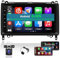 2+32G Radio para Mercedes Benz Clase A/B/V Class Vito Viano Sprinter 2500 3000 W169 B200 W639 - Apple CarPlay/Android Auto/Pantalla táctil 1080P + Cámara de Respaldo AHD
