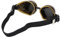 SPYMINNPOO Steampunk Brille, ABS Retro Stil Steampunk Brille Doppellagige Sonnenbrille für Party Requisiten Dekor Fahrrad Motorradfahren (Bronze)