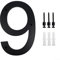 House Numbers Sign, Wall 10Inch Floating Stylish Door Numbers Large Metal Numbers Address Signage Plaque Street Numerals for Home- 9