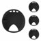 XFVFXZZ 3pcs Silicone Splash Guard for Nalgene 32 oz Wide Mouth Lid, with Drinking Spout and Ventilation Holes. Fits 53mm Water Bottle Mouth, Food-Grade and BPA-Free Silicone (Black)