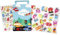 WALPLUS Packung mit 45 18 x 28 cm großen Transport-Alphabet Aufklebern von A bis Z für Kinder und Tiere Pädagogische Aufkleber von 0 bis 9 Selbstklebende Schaumstoff Aufkleber für Kinder