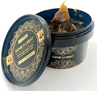 Saphir D'Orient Schwarze Seife – Marokko – Beldi-Seife – Peeling – 100 % natürlich – 200 g