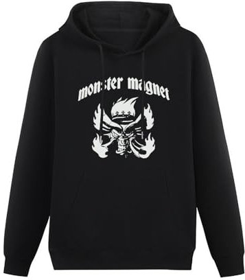 CHUNTUO Monster Magnet Bullgod Dates Black Hoodie Graphic Mens Sweatshirts Unisex Hooded XL