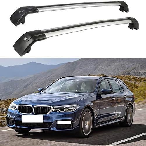 APARC 2 Stück Aluminium Dachträger für BMW 5 Series G31 2017-2022, Anti-Diebstahl Querträger Dachgepäckträger, Auto GepäCktransport Zubehör