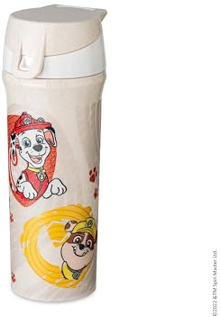 Koziol STAN 0,5 GROW PAW PATROL Trinkflasche 500 ml | für Kinder | biozirkulärer Kunststoff, robust, leicht, wiederverwendbar, spülmaschinengeeignet | Schule, Kindergarten, Kita (organic moon)