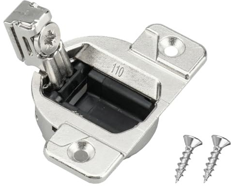 Blum Cabinet Hinge Replacement, 8-Pack,Cabinet Door Hinges Replaces Blum 110 Degree Screw-in Compact 33 Hinge, Hinges for Cabinet Doors (with Screws, Without Mounting Plate)