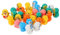Toddmomy 60Pcs Mini Tumbler Toys Assorted Animal Wobble Toys for Kids Birthday Party Favors - Cute Plastic Desk Decor and Stress Relief