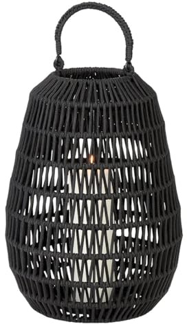 Lambert [DL] Cahaya Outdoor Laterne Kordel schwarz H47cm D35cm