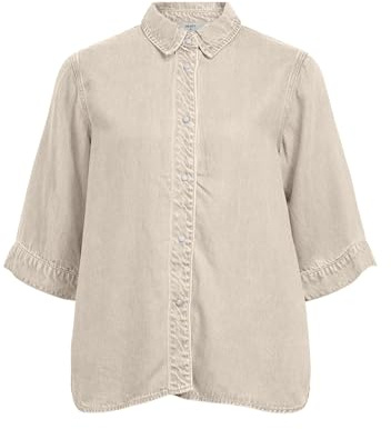 Object Female Jeanshemd Kurzärmeliges | Denim shirt