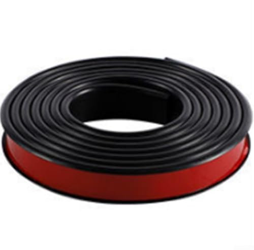 Kantenschutz für Möbel, U-förmig, Gummileisten, für Tisch- und Schreibtischkanten (schwarz, 25 mm)