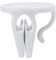 Lote de 50 Pinza Portavasos Tusca, Clip Sujetador de Bebidas, Plástico ABS, Blanco