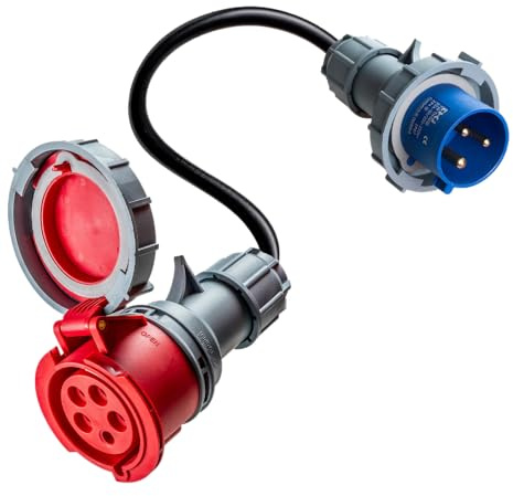Voldt CEE Adapter 32A 5-polig auf CEE 32A 3-polig