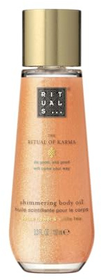 RITUALS The Ritual of Karma Shimmering Body Oil, Körperöl mit Lotusblüte und weißem Tee, 100 ml