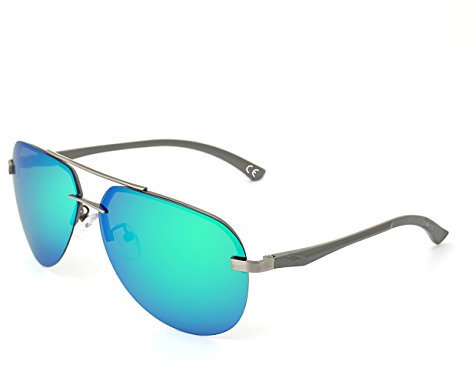 DAWILS Unisex Polarisierte Sonnenbrille Herren und Damen UV400 Schutz Verspiegelt Pilotenbrille