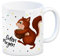trendaffe Kaffeebecher mit Eichhörnchen Motiv und Spruch: Guten Morgen