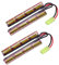 melasta 9,6v 1600mAh Airsoft Batterie NiMH Batterie avec Mini Tamiya Connecteur, 2 Pack
