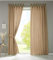 Gardinenbox 2er Set Vorhänge Schal Schlaufen »Berlin« HxB 225x140 cm Sand Blickdicht Microsatin Lichtdurchlässig Kräuselband Uni Matt, 20400N2