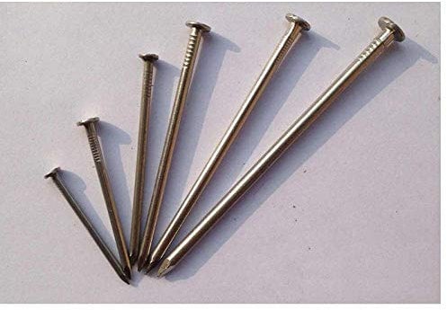 304 316 Stainless Steel Round Nails Yuan Nails Foreign Nails Iron Nails Round Nails 1 inch 1.5 inch 2 inch 2.5 inch 3 inch-3.5 inch 90mm Length (316 Material) 1kg