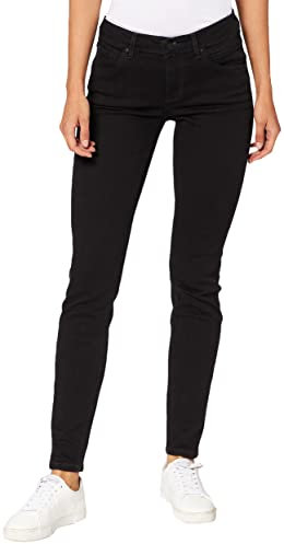 Marc O'Polo Denim Damen Jeanshose mit Stretch-Anteil Slim Fit, Schwarz (Multi/Worn Out Black), W29/L34
