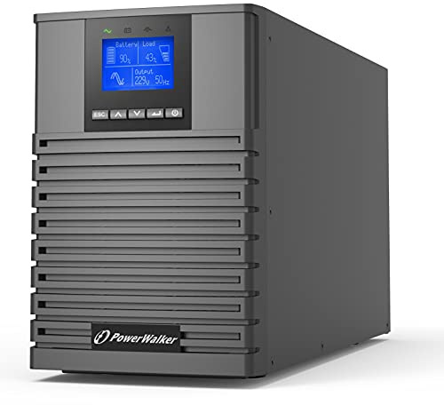 Bluewalker PowerWalker VFI 1500 ICT IoT USV Watt VA 9 Ah Ethernet RS-232 USB Ausgangsanschlüsse: 4