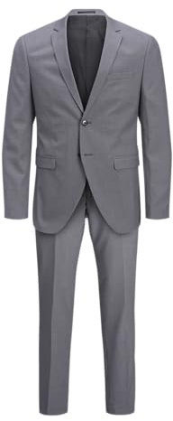 JACK & JONES JPRFRANCO SUIT NOOS, Traje para Hombre, Light Grey Melange Fit:SUPER SLIM FIT, 52