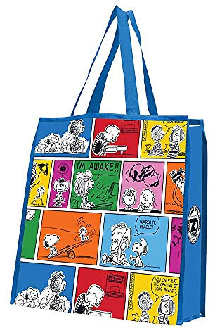 Bioworld Peanuts Einkaufstasche aus recyceltem Material, groß