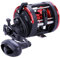 Sougayilang Trolling Reel Level Wind Conventional Reel Graphit Body Fishing Reel, Durable Stainless-Steel, Large Line Capacity-40R