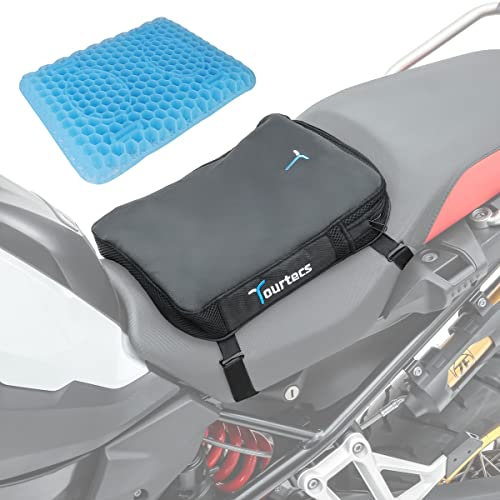 Sitzbank Kissen TPE Gel S kompatibel mit BMW R 1200 GS Exclusive/Rallye schwarz