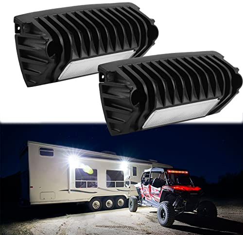Chelhead RV Exterior Lights, Aluminum 12V LED Porch Lights, 2 Pack