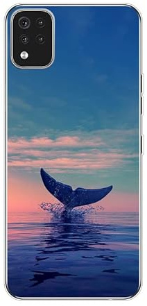 KARTXITAI Coque Compatible Avec LG K42,Housse Étui de Protection en Ultra Transparente Silicone en Gel TPU Souple Case Cover Shock-Absorption-Dauphin, mer