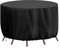 RICHIE Housse pour meubles de jardin - Imperméable - Résistante - 190 x 80 cm - Oxford 420D - Résistante au vent et aux UV - Noire