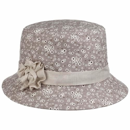 LIERYS Talavea Flowers Stoffhut Damenhut mit Blumenmuster und Garniturband Knautschbar Frühjahr Sommer