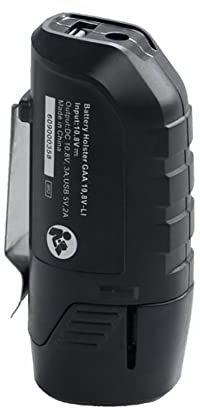 USB Battery Adapter DC 12V 5V Converter Cordless Power Tools for BOS Bosch BAT411, D-70745 GDR GWI GOP Battery System and More, Portable Clip on Phone Charging Accessories