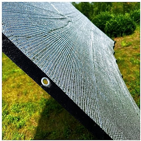 Voile D'Ombrage pour Potager 85% Aluminium, Voile Ombrage Anti-UV pour Serres Abris de Chien Réfléchissant Rafraîchissant Auvent de Terrasse Revêtement 3x4m 2x3m Toile d Ombrage Ajouree Rectangulaire