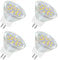 Akynite MR11 GU4 LED 2W Neutralweiß 4000K, 250LM, 120 Grad, 35mm MR11 10W 20W Halogen Ersatz, GU4 MR11 12V-24V AC DC LED Einbaustrahler für Wohnmobil Dunstabzugshaube, 4er-set