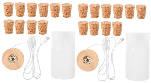 VILLCASE 2 Sets Epoxy Molding Supply Easy Pulling Antihaft-silikon-lampenform Für Projekte