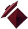 GHFTCCF 3mx3m Quadratisch Sonnenschirm Ersatzbezug Ampelschirm Abdeckung 8 Streben Sonnenschirm Ersatz Stoff for Garten Pavillon Hof Pool Markt(Color:Burgundy)