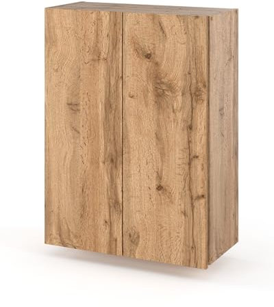 MRBLS Badezimmerschrank (Wotan) – Badezimmerschränke 1 Stück - Hängeschrank Für Badezimmer - Badezimmerschrank Hängend - Schrank Badezimmer - Wandschrank Badezimmer - 60 x 80 x 30 cm (B/H/T)