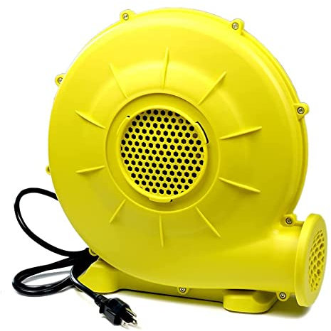 Commercial Inflatable Bouncer Blower - Yellow Air Blower Pump Fan for Bounce House, Jumper, Bouncy Castle - Perfect for Events and Parties