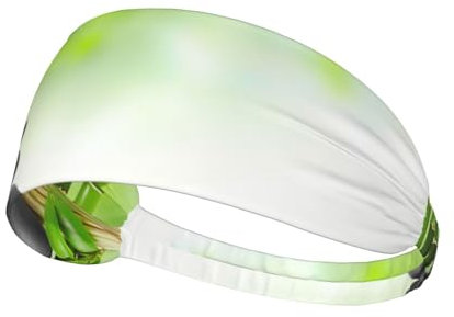 Sport-Stirnband aus Bambus, elastisches Design, weich und atmungsaktiv