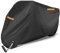 VAEVEN Motorrad Abdeckplane für BMW R 1200 GS LC ADV R1250GS R 1250, Wasserdicht Staubdicht Motorradabdeckung, Outdoor Indoor Motorradplane mit Schlossloch Winddichte Schnalle,A Black