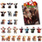 Akayoo adventskalender Kuh,Highland Cow Adventskalender Anhänger,2024 Highland Cow Weihnachts-adventskalende,Weihnachtsbaumschmuck Adventskalender 2024,Highland Cattle Weihnachtsschmuck Anhänger