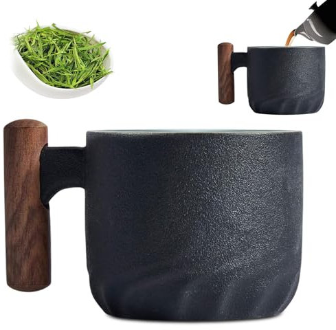 LOMUG Tazas de Espresso de 70 ml - Cerámica Premium Con Asa, Mini Tazas de Té y Café, Elegantes Para Espresso y Moca
