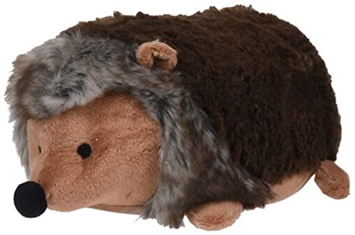 Fabric Animal Door Stop Stopper Home Office Stuffed Filled Heavy Novelty Decoration Doorstop (Flat Hedgehog Brown)