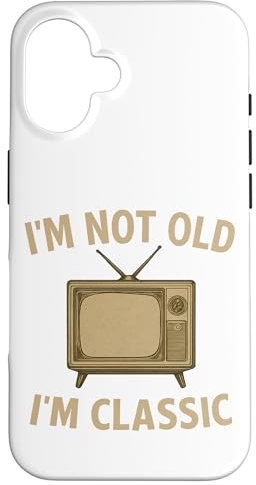 I'm Not Old I'm Classic Men Womens Vintage 1900s Television Case for iPhone 16